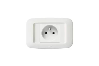 PLAQUE YES TROU CARREE BLANC