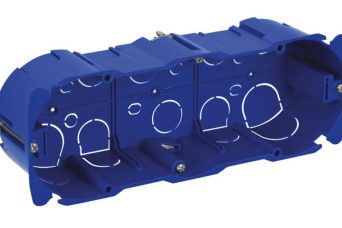 BOITE D'ENCASTREMENT RECTANGULAIRE 6 MODULES POUR CLOISON LEGERE
