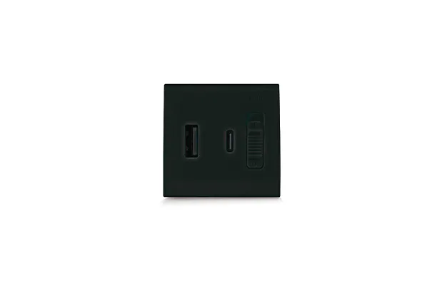 CHARGEUR USB ULTRA RAPIDE (PD) TYPE A+C 2 MODULES NERA 43