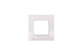 PLAQUE BELLA 43 CARREE BLANC 2 MODULES