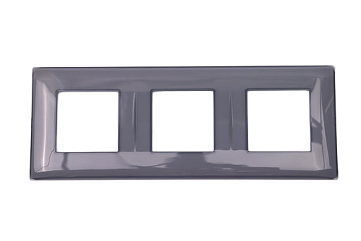 PLAQUE LINA 43 CARREE GRIS 2D 2+2+2 MODULES