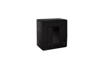 BOITE APPARENTE 1 MODULE S43 NOIR MAT