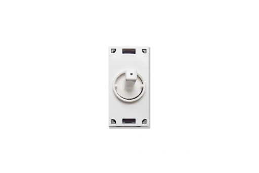 POUSSOIR LEVIER BLANC 1P NO 10A 1M