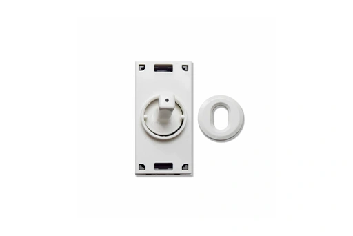 2CH. BUS CONTROL - CHROME WHITE - KNX 1M. S.44