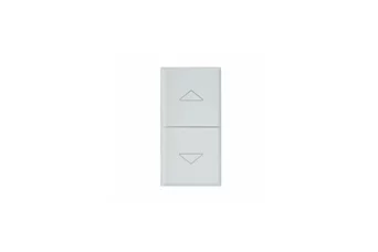 DEUX DEMI-BOUTONS AVEC FLÈCHES POUR VOLET ROULANT IOT WHITEK 1 MOD. S44