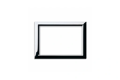 CADRE POUR VERA 44 RECTANGULAIRE 3 MODULES CHROME