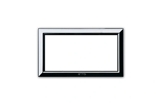 CADRE POUR VERA 44 RECTANGULAIRE 4 MODULES CHROME