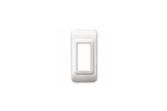 PLAQUE POUR PROFILE ALU SYS44 MINI BLANC 1 MODULE