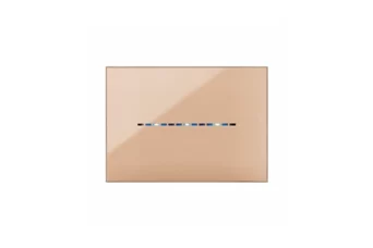 PLAQUE YOUNG TOUCH 44 RECTANGULAIRE SABLE 3 MODULES