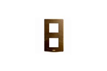 PLAQUE ENGLAND STYLE CARREE NOYER 2+2 MODULES