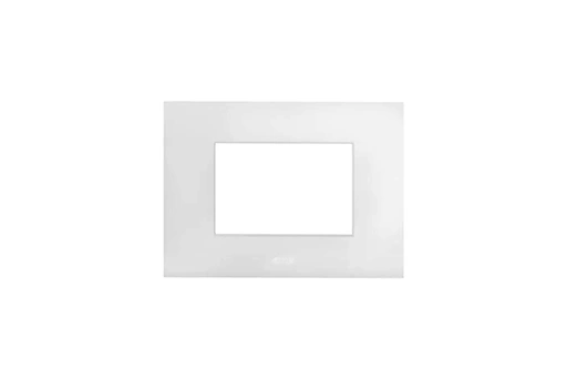 PLAQUE SMART EASY 44 RECTANGULAIRE BLANC MAT 3 MODULES