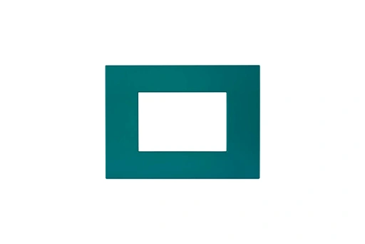 PLAQUE SMART EASY 44 RECTANGULAIRE TURQUOISE MAT 3 MODULES