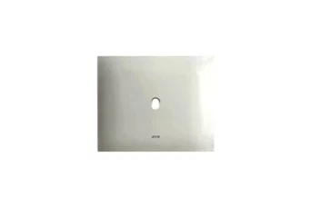 PLAQUE SMART 44 NEW STYLE RECTANGULAIRE EN METAL BLANC 3 MODULES 1 COMMANDE