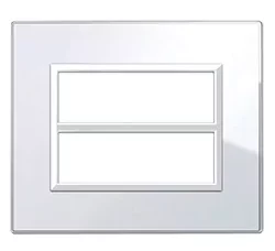 PLAQUE POUR ECRAN DOMOTIQUE TS03 BLANC