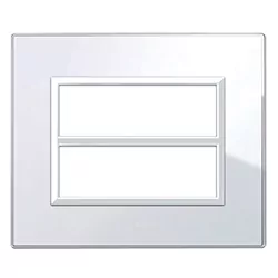 PLAQUE POUR ECRAN DOMOTIQUE TS03 BLANC