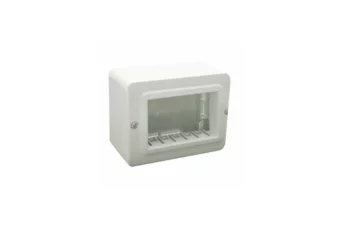 BOITE APPARENTE 3 MODULES BLANC