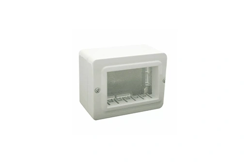 BOITE APPARENTE 3 MODULES BLANC