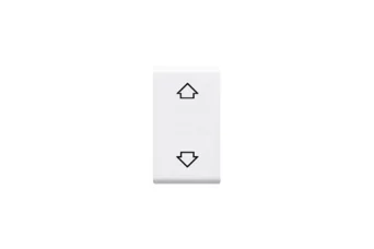 COMMUTATEUR UNIPOLAIRE POUR VOLET ROULANT BLANC