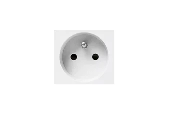 PRISE TV S45 BLANC GLACE