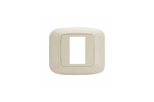 PLAQUE YES 45 CARREE IVOIRE 1 MODULE