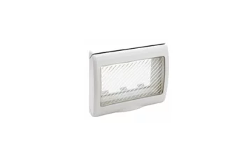 PLAQUE ETANCHE ENCASTREE RECTANGULAIRE 1-3 MODULES S45 IVOIRE
