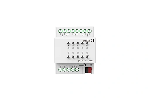 KNX 8-way 10A switch module KNX